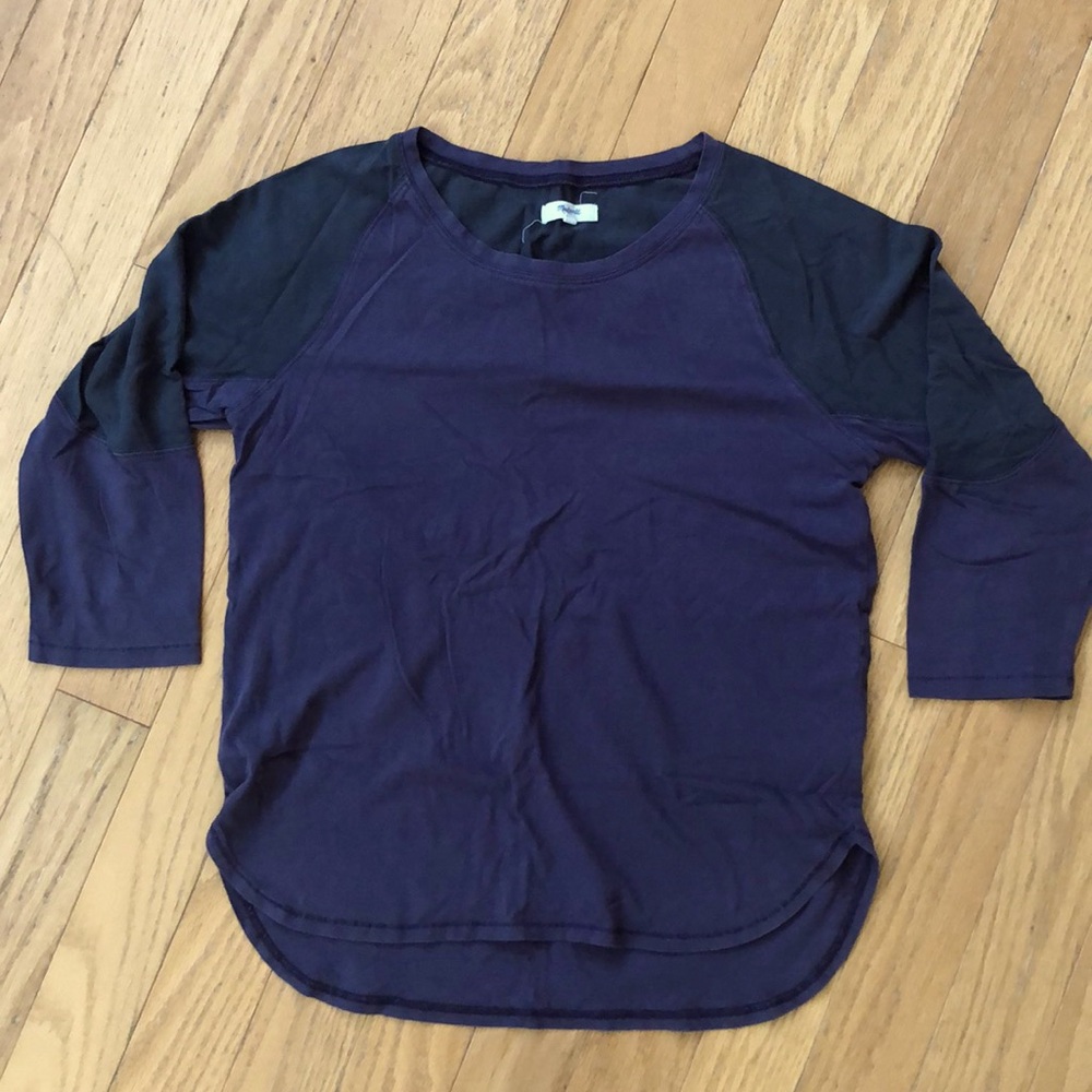 Madewell Raglan ⚾️ Baseball Tee 💯 Cotton! Super comfy! Medium